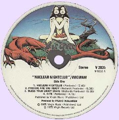 Nuclear Nightclub label (Virgin edition)