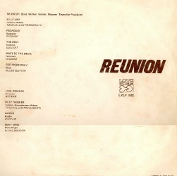 Reunion back cover