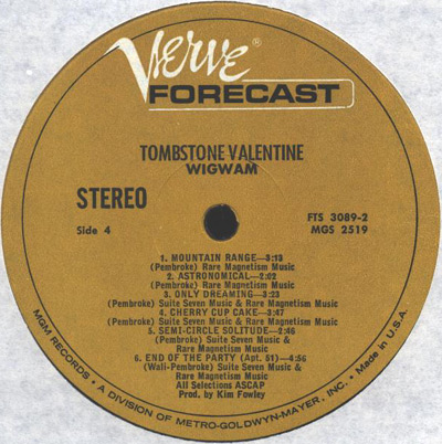 Tombstone Valentine label - standard version