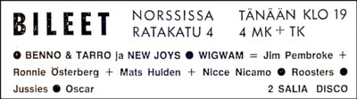 Advert from Helsingin Sanomat