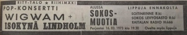 Riihimen Sanomat 16.03.73