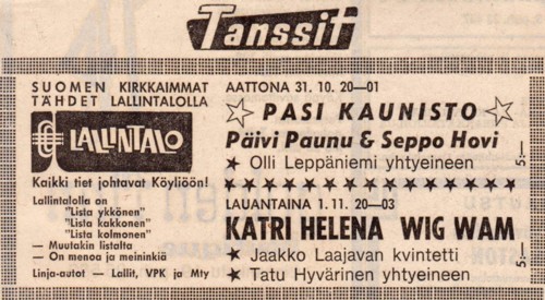 Advert for Kyli gig