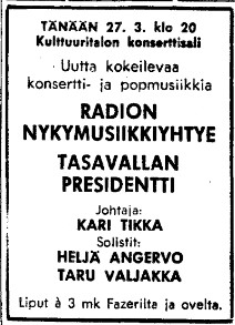 Helsingin Sanomat 27.03.74